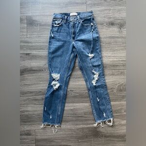 Abercrombie High Rise Mom Jean